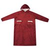 vidaXL Mikina s kapuc&iacute; Bordeaux červen&aacute; xl Fleece a flanel