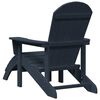 vidaXL Adirondack židle Námořnická modrá 74 x 82 x 92cm HDPE