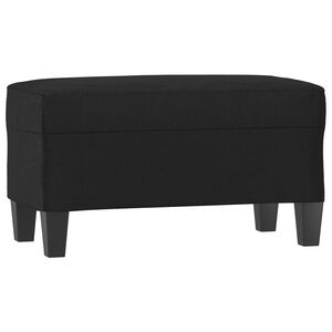 vidaXL Lavice čern&aacute; 70 x 35 x 41 cm uměl&aacute; kůže