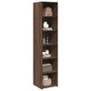 vidaXL Skříň highboard hnědý dub 40 x 41 x 185 cm kompozitní dřevo