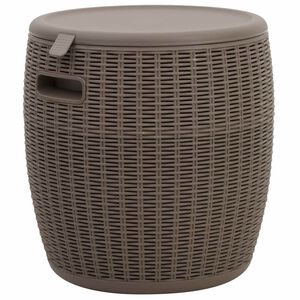 vidaXL Zahradn&iacute; &uacute;ložn&yacute; box 4 v 1 světle hněd&yacute; polypropylen