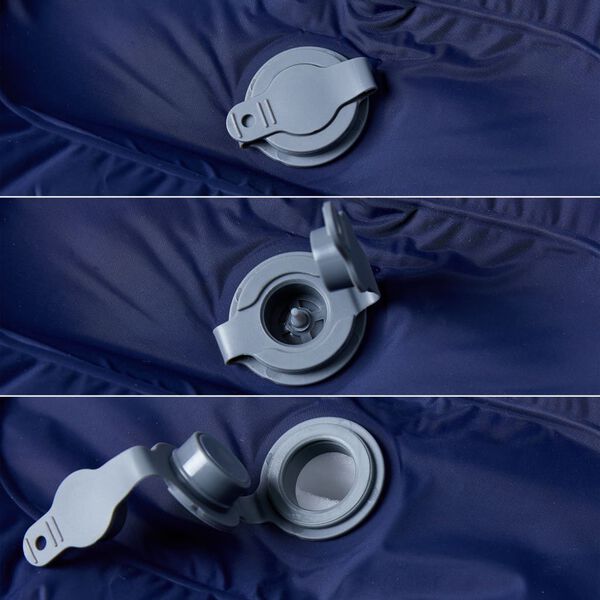 vidaXL Samonafukovac&iacute; kempingov&aacute; matrace pol&scaron;t&aacute;ř 1 osoba tmavě modr&aacute;