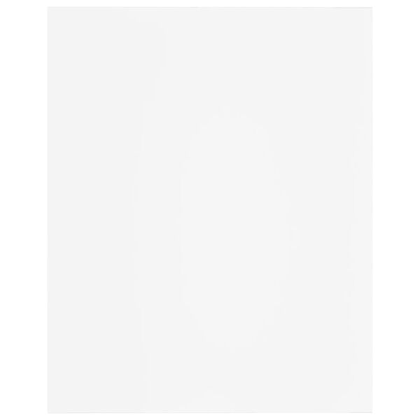 vidaXL Přídavné police 8 ks bílé 40 x 50 x 1,5 cm dřevotříska