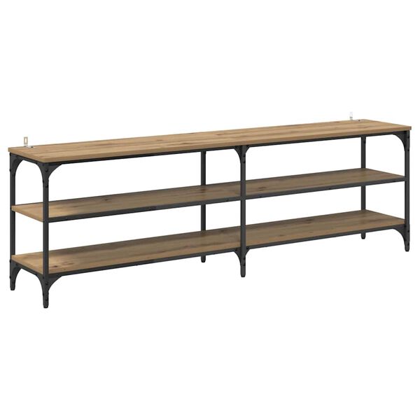 vidaXL Televizn&iacute; skř&iacute;ň Artisanov&yacute; dub 160 x 30 x 50 cm