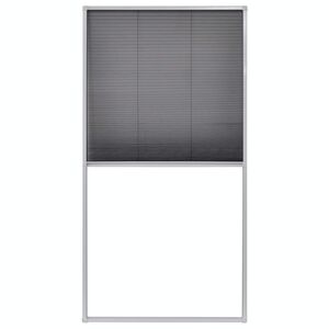 vidaXL Plisovan&aacute; okenn&iacute; s&iacute;ť proti hmyzu 80 x 160 cm