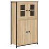 vidaXL Skř&iacute;ň highboard dub sonoma 62 x 32 x 106,5 cm kompozitn&iacute; dřevo