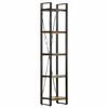 vidaXL Knihovna s 5 policemi 40x30x180 cm masivn&iacute; regenerovan&eacute; dřevo
