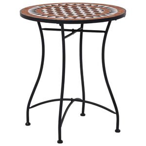 vidaXL Mozaikov&yacute; bistro stolek hněd&yacute; 60 cm keramika