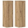 vidaXL Stojany na rostliny 2 ks dub artisan 25 x 25 x 80 cm kompozit