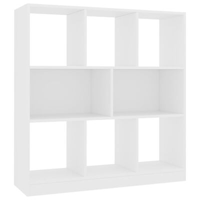vidaXL Knihovna bílá 97,5 x 29,5 x 100 cm dřevotříska