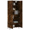 vidaXL Skř&iacute;ň highboard kouřov&yacute; dub 69,5 x 34 x 180 cm kompozitn&iacute; dřevo