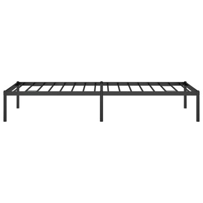 vidaXL Kovový rám postele černý 75 x 190 cm