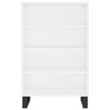 vidaXL Skř&iacute;ň highboard b&iacute;l&aacute; 57 x 35 x 90 cm kompozitn&iacute; dřevo
