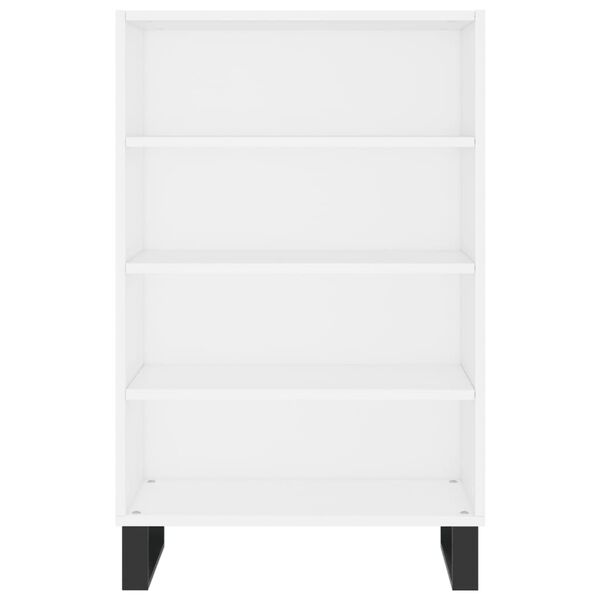 vidaXL Skř&iacute;ň highboard b&iacute;l&aacute; 57 x 35 x 90 cm kompozitn&iacute; dřevo