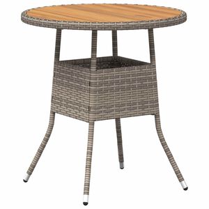 vidaXL Večern&iacute; stůl &Scaron;ed&aacute;, Ak&aacute;t 70 x 70 x 73 cm Masivn&iacute; ak&aacute;tov&eacute; dřevo