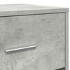 vidaXL Nočn&iacute; stolky 2 ks se z&aacute;suvkou betonově &scaron;ed&eacute; 40 x 34 x 50 cm