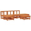vidaXL Zahradn&iacute; lounge set 6 pcs Voskově Hněd&aacute; Masivn&iacute; borovice