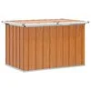 vidaXL Venkovn&iacute; &uacute;ložn&aacute; krabice dřevo 109 x 67 x 65 cm Pozinkovan&aacute; ocel