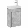 vidaXL Koupelnov&aacute; skř&iacute;ňka s bateri&iacute; Betonově &scaron;ed&aacute; 40,5 x 22,5 x 62 cm
