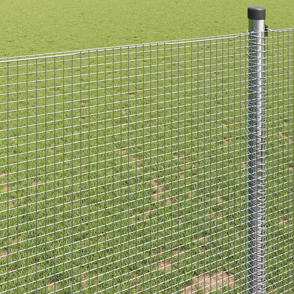 vidaXL Svařovaný drátěný plot Stříbrná 1.2 x 50 m Ocel