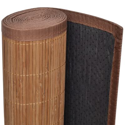 vidaXL Koberec bambus 160 x 230 cm hnědý