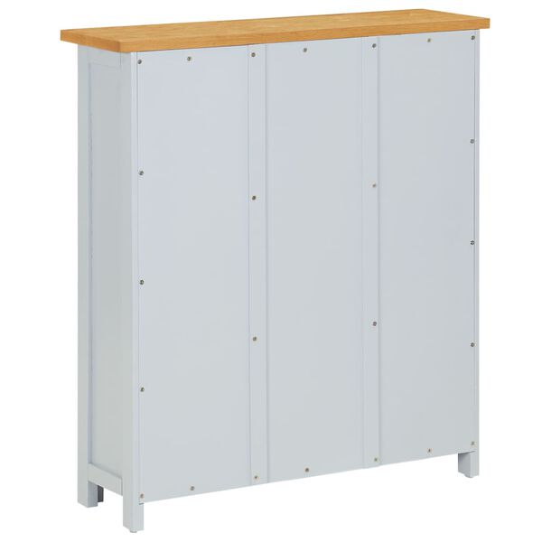 vidaXL Knihovna se 3 policemi 72 x 22,5 x 82 cm masivn&iacute; dubov&eacute; dřevo