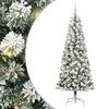 vidaXL Uměl&yacute; Skl&aacute;dac&iacute; V&aacute;nočn&iacute; Strom 300 LED Zelen&aacute; a b&iacute;l&aacute; 210 cm