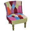 vidaXL Francouzsk&eacute; křeslo patchwork textil