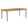 vidaXL Zahradn&iacute; stůl 200 x 100 x 72 cm masivn&iacute; ak&aacute;ciov&eacute; dřevo a ocel