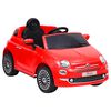 vidaXL Dětsk&eacute; elektrick&eacute; auto Fiat 500 červen&eacute;