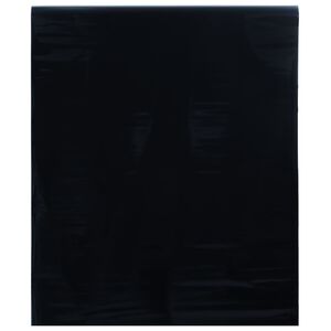 vidaXL Okenn&iacute; f&oacute;lie statick&aacute; matn&aacute; čern&aacute; 90 x 2 000 cm PVC