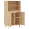 vidaXL Skř&iacute;ň highboard dub sonoma 60 x 36 x 110 cm kompozitn&iacute; dřevo
