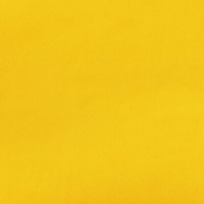 vidaXL Jídelní židle hořčicově žlutá samet