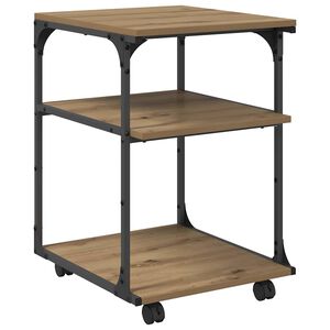 vidaXL Stojan na tisk&aacute;rnu Artisanov&yacute; dub 43 x 48 x 64 cm