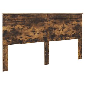 vidaXL Čelo postele s čelo Kouřov&yacute; dub 200 cm kompozitn&iacute; dřevo