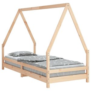vidaXL Dětsk&aacute; postel 80 x 200 cm masivn&iacute; borov&eacute; dřevo