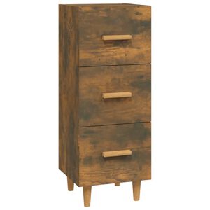 vidaXL Př&iacute;born&iacute;k kouřov&yacute; dub 34,5 x 34 x 90 cm kompozitn&iacute; dřevo