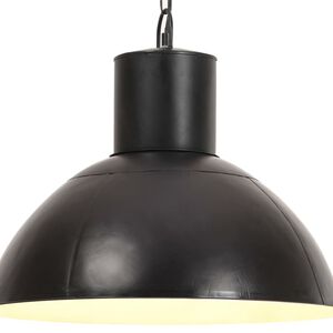 vidaXL Z&aacute;věsn&eacute; sv&iacute;tidlo 25 W čern&eacute; kulat&eacute; 48 cm E27