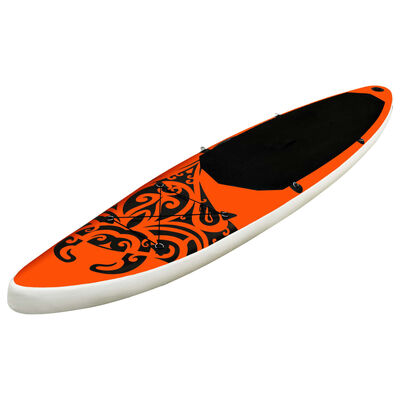vidaXL Nafukovací SUP paddleboard 305 x 76 x 15 cm oranžový
