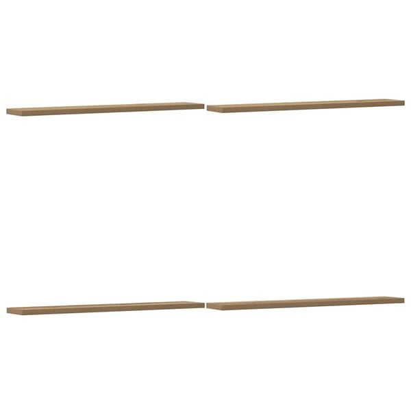 vidaXL Př&iacute;davn&eacute; police 4 ks dub artisan 60x10x1,5 cm kompozitn&iacute; dřevo