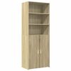 vidaXL Skř&iacute;ň highboard dub sonoma 70 x 42,5 x 185 cm kompozitn&iacute; dřevo