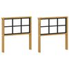 vidaXL Modul opěrek 2 pcs B&iacute;l&aacute; 60 x 6 x 61 cm Masivn&iacute; ak&aacute;tov&eacute; dřevo