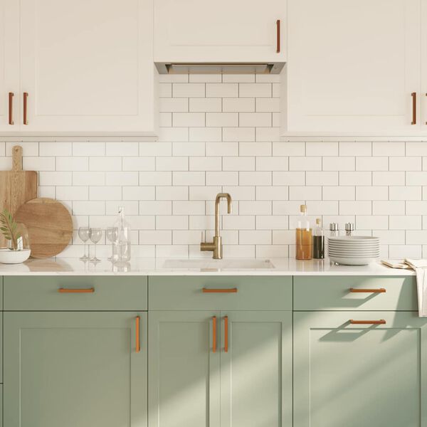 vidaXL N&aacute;bytkov&eacute; &uacute;chytky 10 ks bronzov&eacute; 128 mm nerezov&aacute; ocel