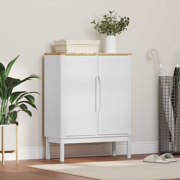 vidaXL Serv&iacute;rovac&iacute; skř&iacute;ň B&iacute;l&aacute; 70 x 30 x 70,5 cm