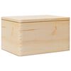 vidaXL Dřevěn&aacute; box s v&iacute;kem 40x30x23 cm masivn&iacute; borov&eacute; dřevo