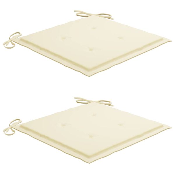 vidaXL Skl&aacute;dac&iacute; zahradn&iacute; židle s podu&scaron;kami 2 ks masivn&iacute; ak&aacute;ciov&eacute; dřevo