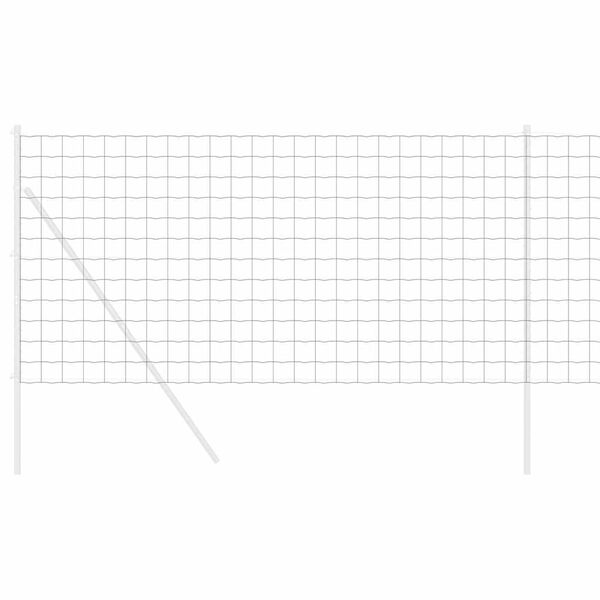 vidaXL Hexagonální oplocení Stříbrná 1,4 x 25 m Pozinkovaná ocel