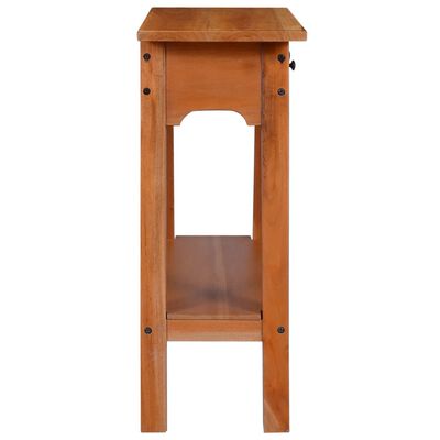 vidaXL Konzolový stolek 90 x 30 x 75 cm masivní mahagonové dřevo