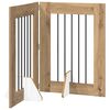 vidaXL Skl&aacute;dac&iacute; ps&iacute; br&aacute;na se stojany 2 pcs Dub artisan 120,5 cm