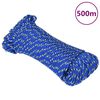vidaXL Lodn&iacute; lano modr&eacute; 4 mm 500 m polypropylen